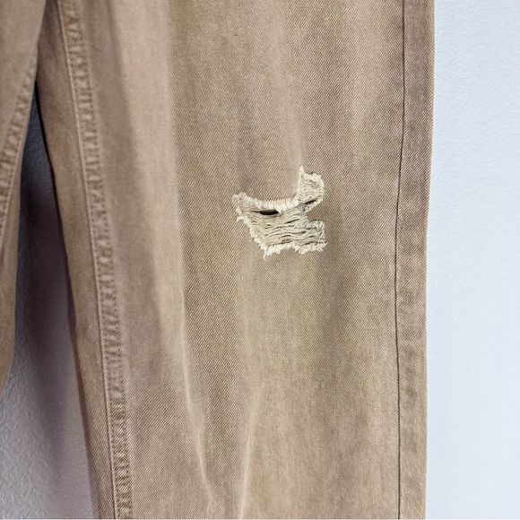 New Wild Fable High-Rise Straight Light Brown Wash Distressed Jeans Size 2 - Picture 5 of 17